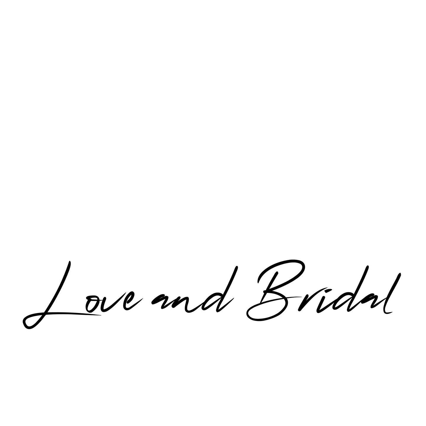 logo love and bridal